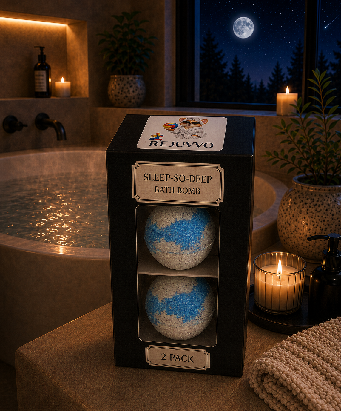 Sleep-So-Deep Melt Bath Bomb | Sleep Series