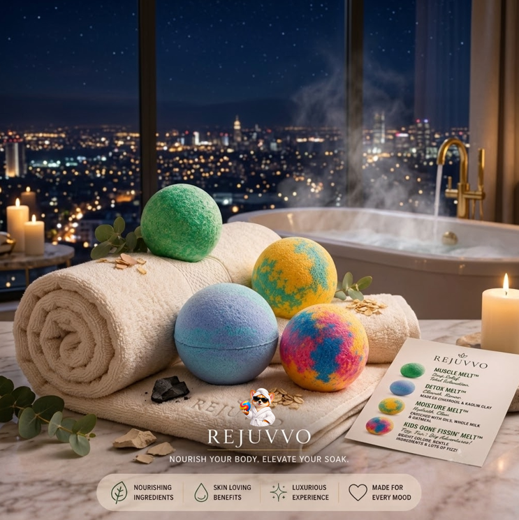 Rejuvvo Signature Soak Collection