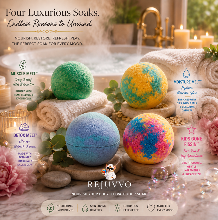 Rejuvvo Signature Soak Collection