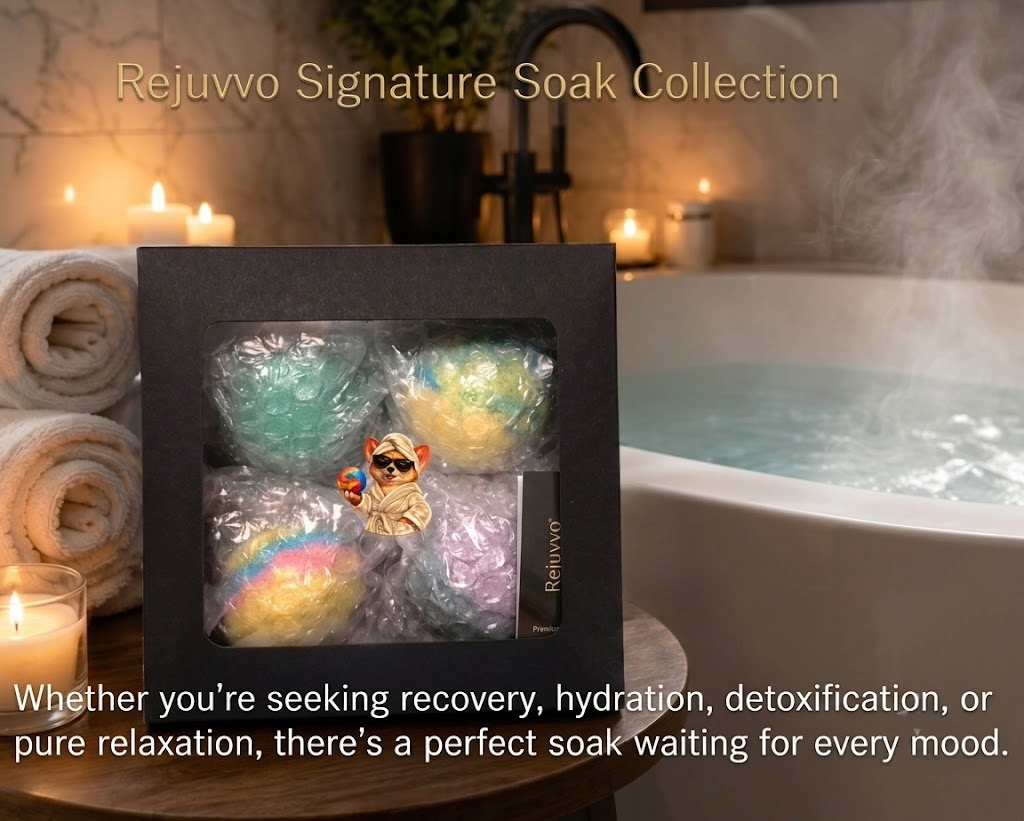 Rejuvvo Signature Soak Collection